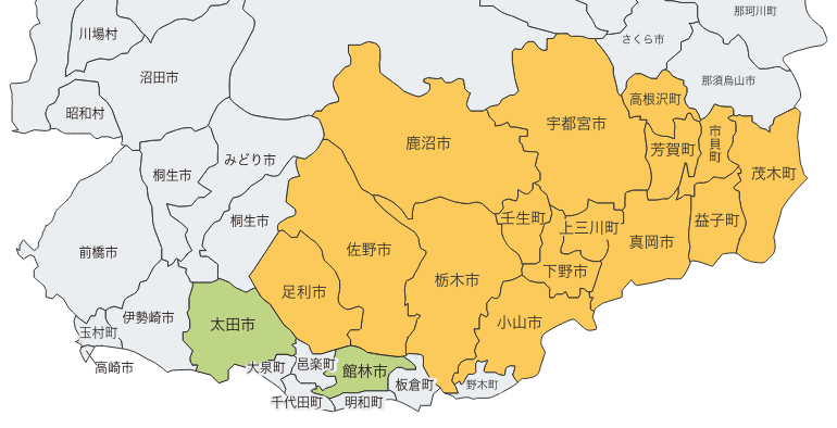 対応エリア|株式会社マルヤ